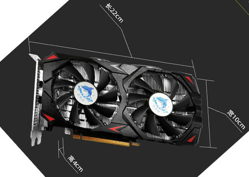 Edición dual del poder más elevado de la fan del alto rendimiento de la tarjeta gráfica 29+ de AMD RX580 8G