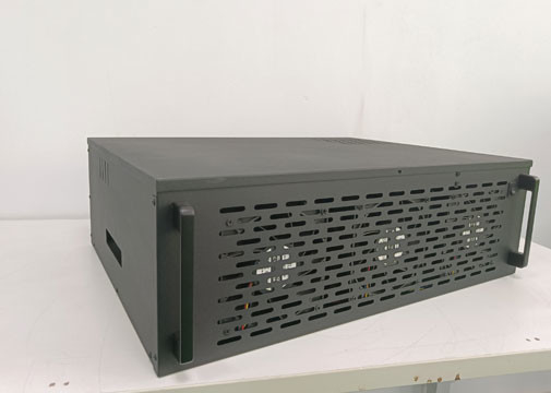 X99 chasis de la plataforma de Ethereum del caso de explotación minera de la tarjeta GPU del microprocesador 5 negro