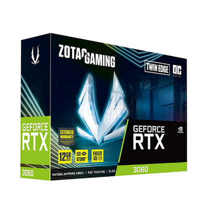 La tarjeta gráfica avanzada del juego de la PC de ZOTAC GeForce RTX 3060 OC 12G apoya rtx3060 el ventilador del gpu 12gb